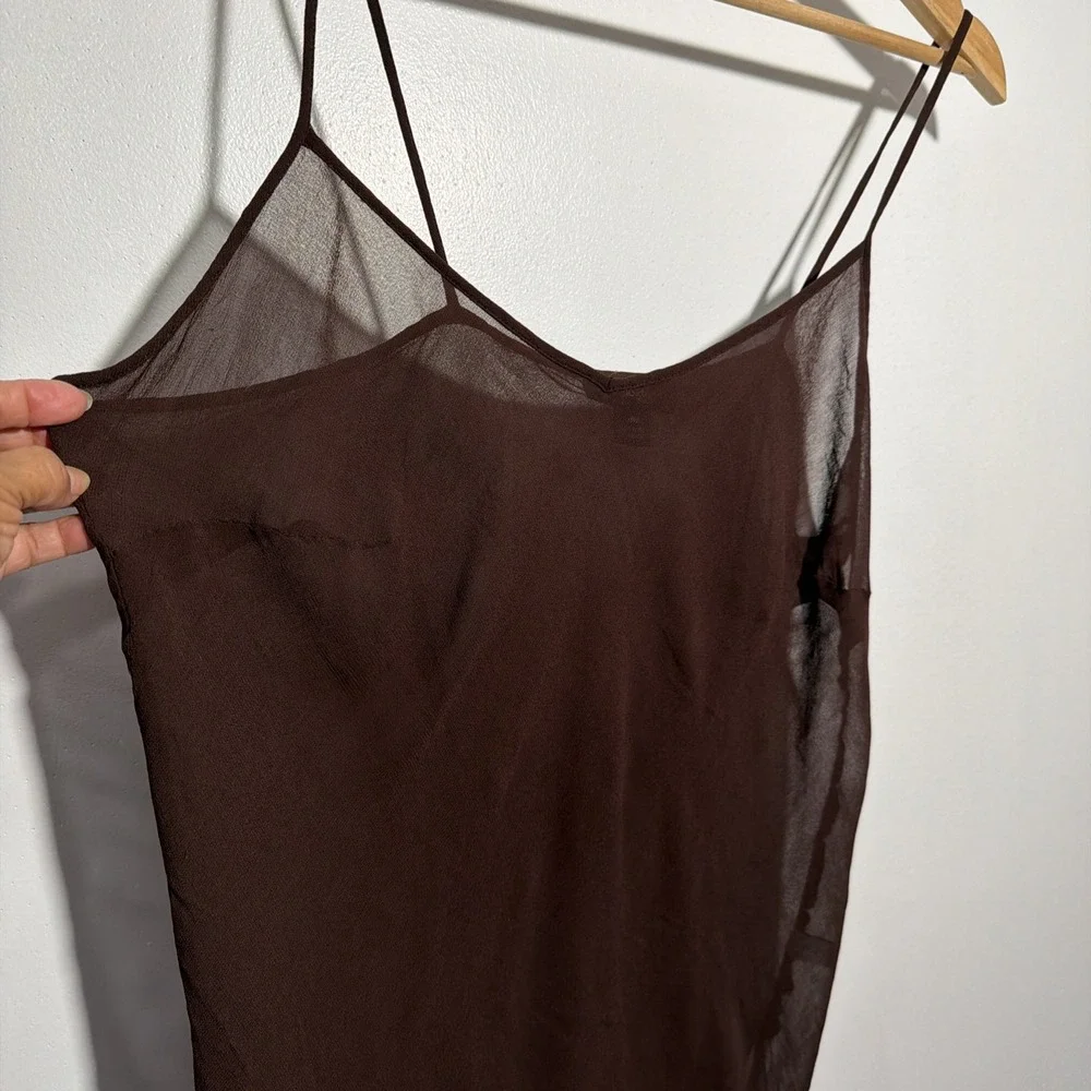 Style & Co Women's Sheer 18w Rayon Camisole Top